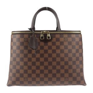 Louis Vuitton Brompton Handbag Damier Canvas Ebene Tote Bag